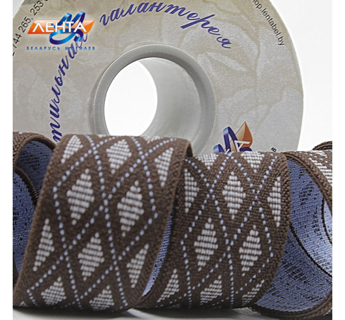 Лента эластичная жаккардовая, 15С3879Л-Г50